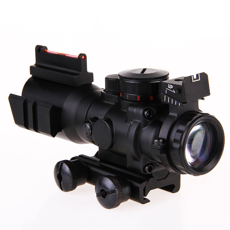 Scope Fiber Illuminated 4x32 Rifle Optic Sight