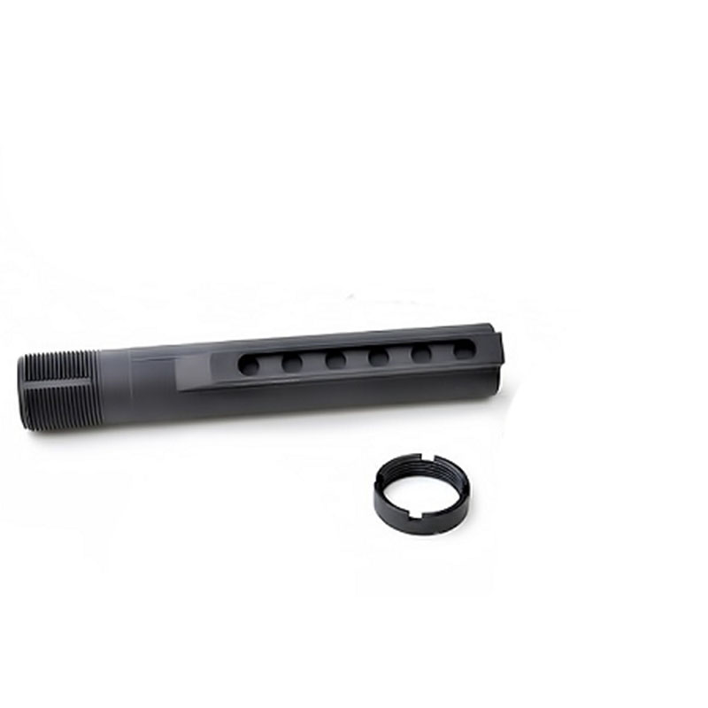 MilSpec buffer tube with castle nut