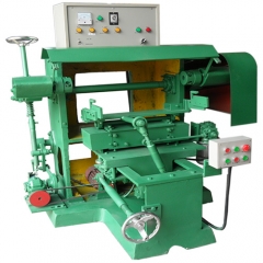 Single shaft grinding machine for dinnerware outer arc surface polishing