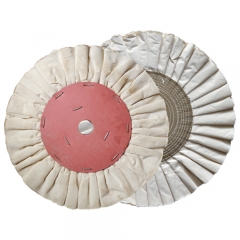 YILIANG cotton cloth bias air folded polishing wheel for fine mirror finshing