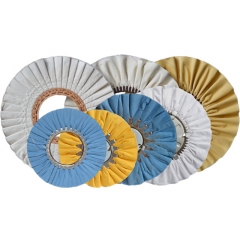 YILIANG cotton cloth bias air folded polishing wheel for fine mirror finshing