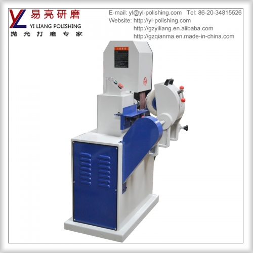 wood and metal tubes surface deburring and wire drawing grinding machine