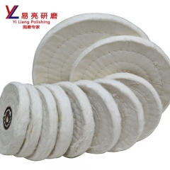 white pure original cotton bufing wheel with stitching for polishing brass/silver/gold/plastic