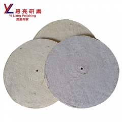 white cloth sisal abrasive wheel for finishing initial mirror effect