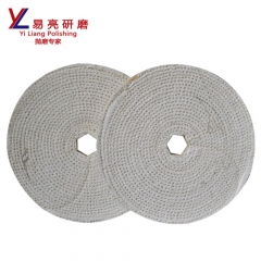 white cloth sisal abrasive wheel for finishing initial mirror effect