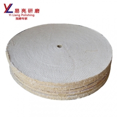 white cloth sisal abrasive wheel for finishing initial mirror effect