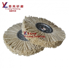 high quality eight strands rope sisal grinding wheel for stainless steel plate polishing