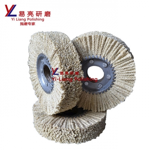 high quality eight strands rope sisal grinding wheel for stainless steel plate polishing