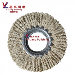 high quality eight strands rope sisal grinding wheel for stainless steel plate polishing