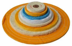 pure loose cotton abrasive wheel for grinding different matal to reach fine shining effect