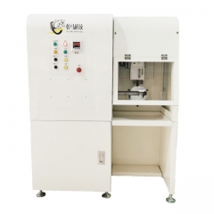 Automatic waxing and polishing machine