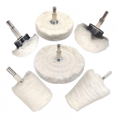 Shaft cloth polishing wheel