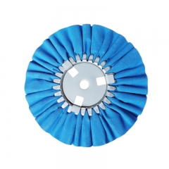 Hardened air cloth polishing wheel