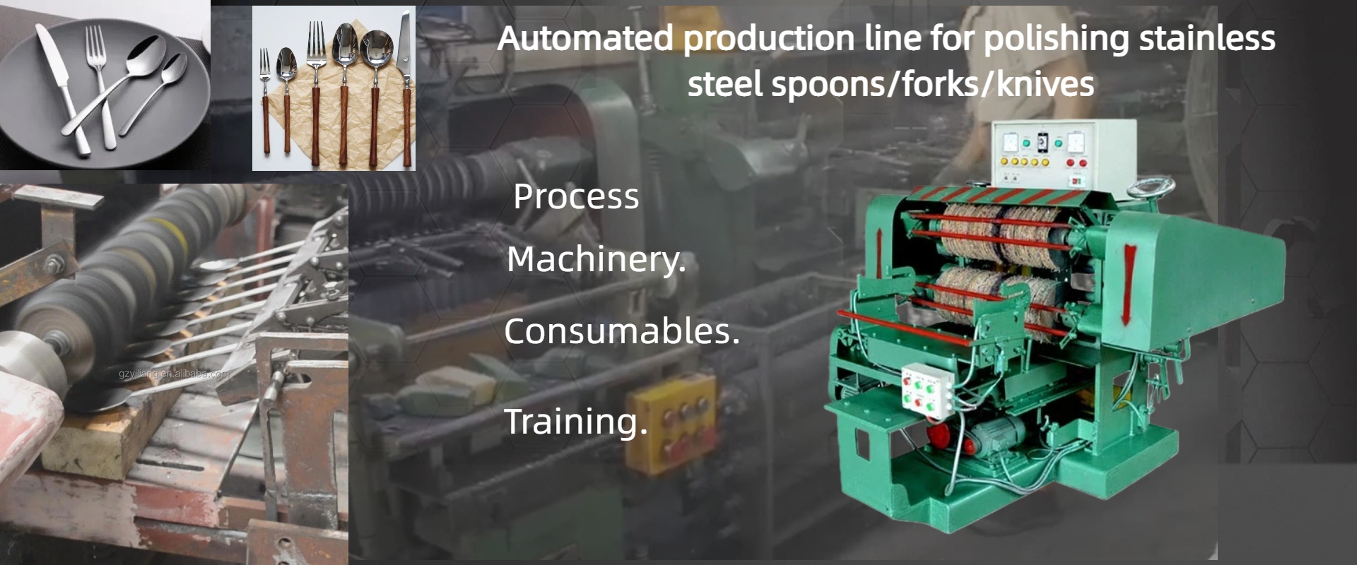 Automatic machine polishing wheel with hard air cloth