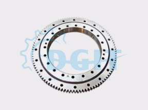 Single row four-point contact ball rotary ring