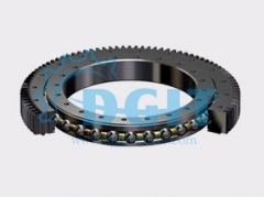 Single row four-point contact ball rotary ring