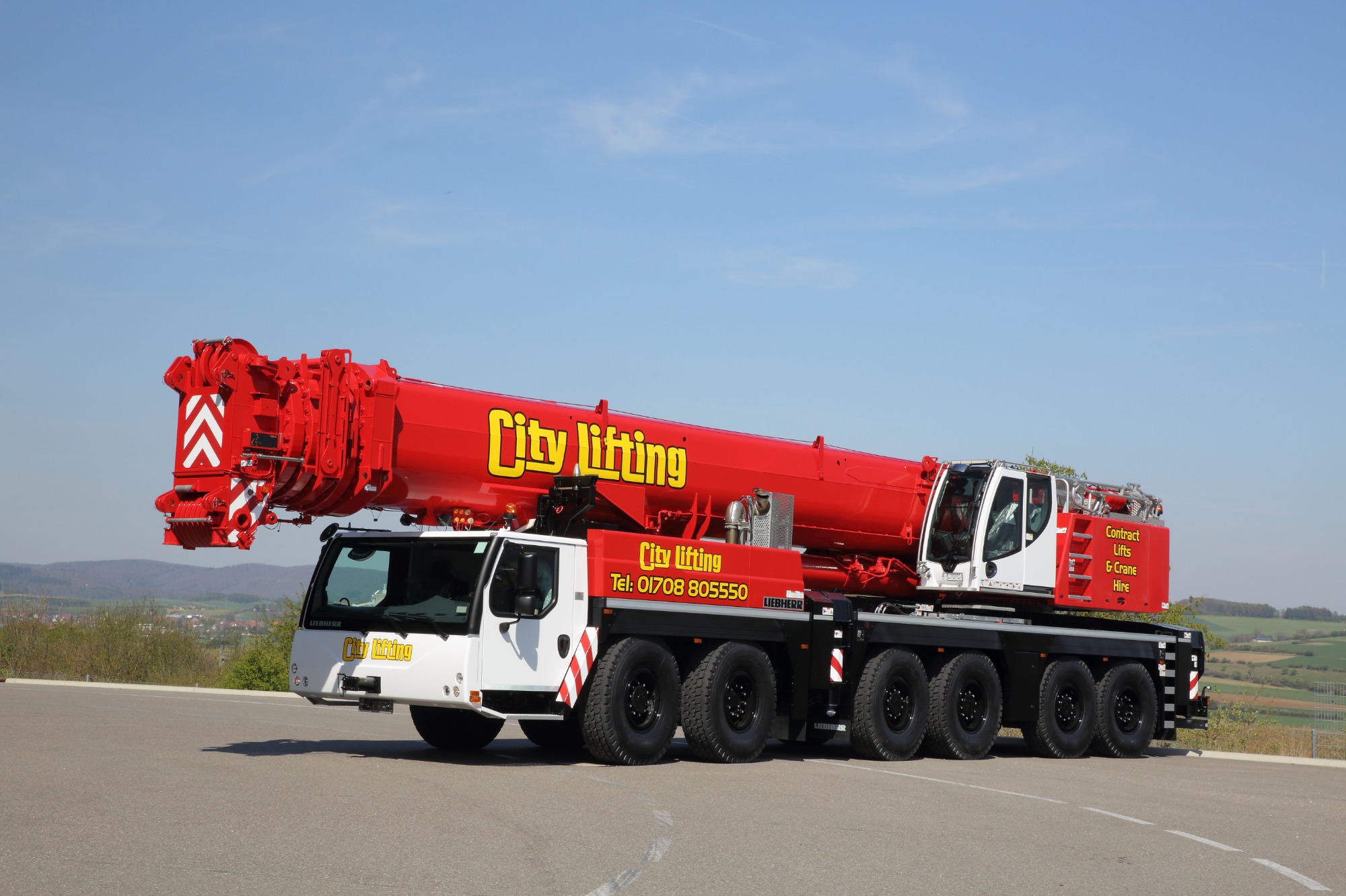 CITY LIFTING’S BRAND NEW LTM 1350-6.1 LIEBHERR MOBILE CRANE!