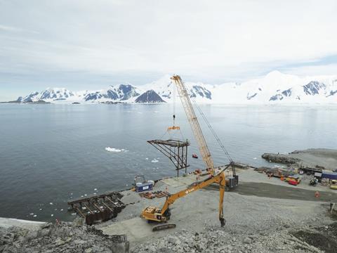 Ingenio de elevación en el Polo Sur