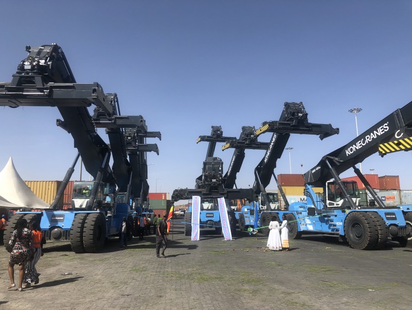 KONECRANES DELIVERS 13 REACH STACKERS TO ETHIOPIA