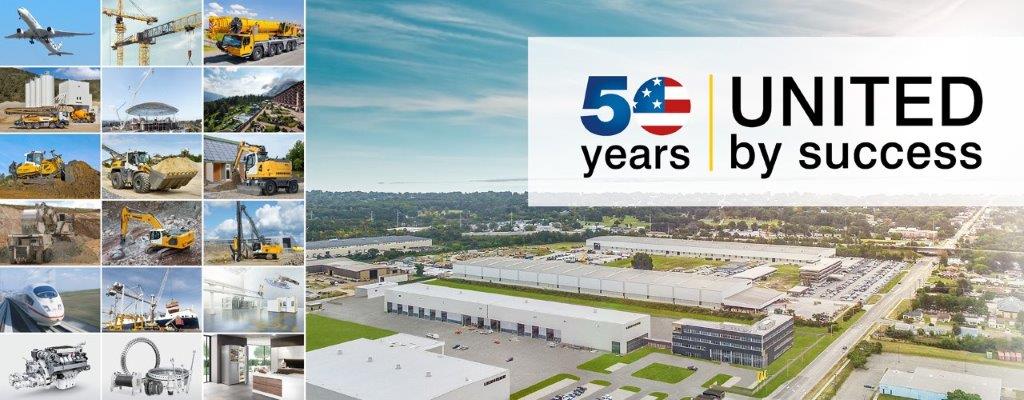 LIEBHERR IS CELEBRATING THE COMPANY’S 50TH ANNIVERSARY IN THE US AND WILL OPEN A NEW $60 MILLION EXPANSION IN NEWPORT NEWS, VIRGINIA IN 2020