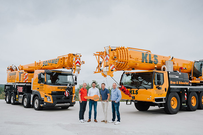 SOMMER AND KLS ADD THREE NEW LIEBHERR MOBILE CRANES