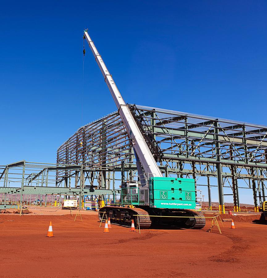 LINK-BELT TCC-1400 BUILDS MINING INFRASTRUCTURE IN WESTERN AUSTRALIA