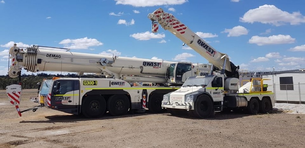Qwest takes delivery of Demag AC 300-6 all terrain crane