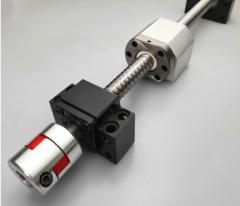 Ball screw with stepper motor