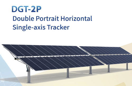 Double Portrait Horizontal Single-Axis Tracker
