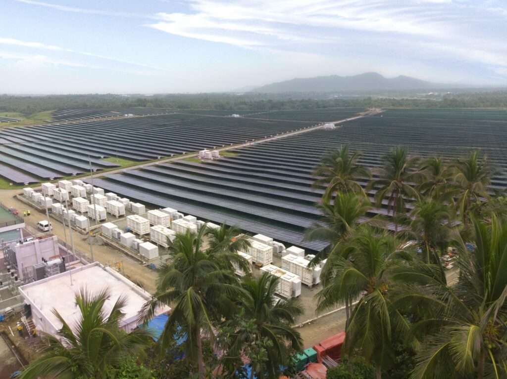 Projeto de armazenamento solar com até 4.500 MWh de baterias proposto nas Filipinas