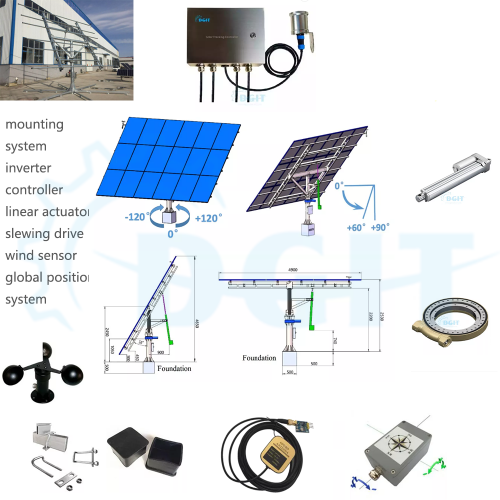 Solarsystem-Kit komplettes Solar-Montagesystem Dual Single Axis