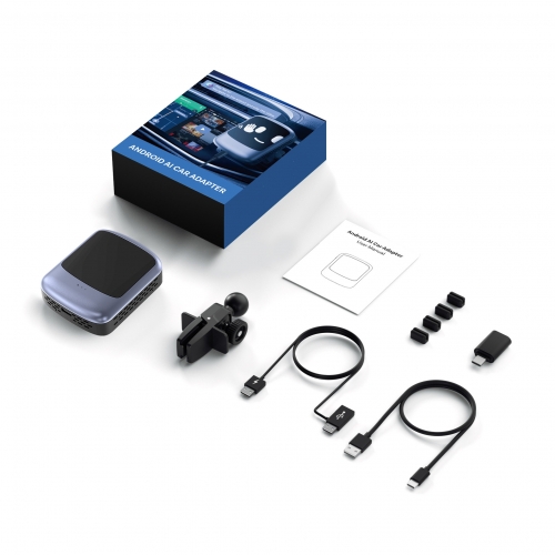 Ottocast AI Smart CarPlay Box – Kabellose Aibox mit KI-Sprachassistent. 15-W-Schnellladung &amp; 4G CloudSIM