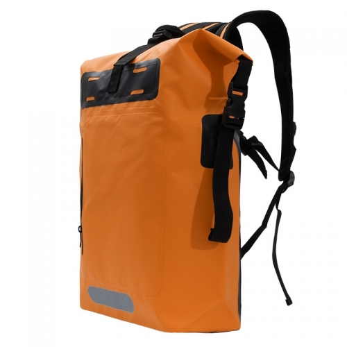 PVC Mesh Laminated Waterproof Dry Backpack Floating Bucket Bag Outdoor Drifting Wading Waterproof Storage Sack