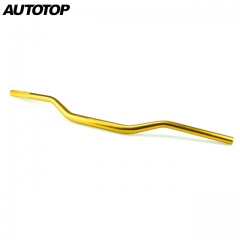 Yellow aluminum handlebar with crown