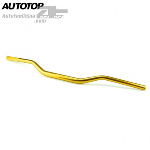 Yellow aluminum handlebar with crown