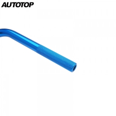 Blue handlebar