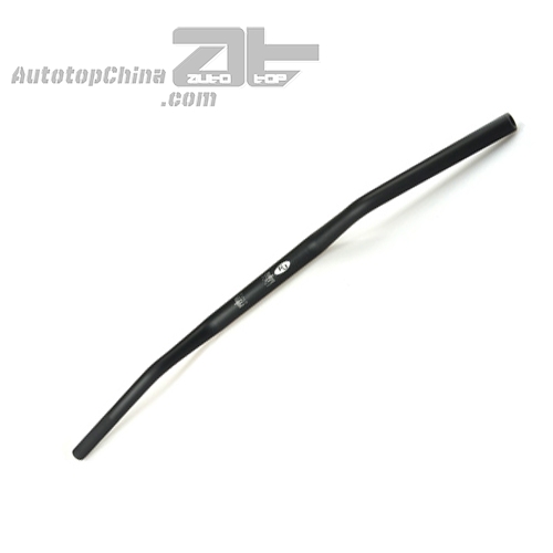 Black motorbike handlebar