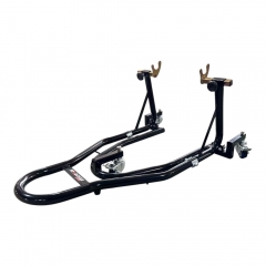 Motorcycle Rear Paddock Stand Dolly with Swivel Casters