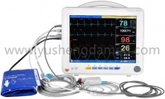 12.1′′ Multi-Parameter Patient Monitor ECG, NIBP, SpO2, Temp, Resp Optional Printer Hospital ICU Ccu-Maggie Ysd16L CE Approved