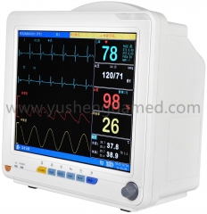 12.1′′ Multi-Parameter Patient Monitor ECG, NIBP, SpO2, Temp, Resp Optional Printer Hospital ICU Ccu-Maggie Ysd16L CE Approved