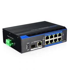 Industrial 8 Ports PoE Fast Ethernet Switch UTP7208E-A1