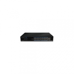 16-port 10/100Mbps + 2 1Gbps uplink POE switch SF18P-LM