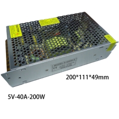 DC5V 40A 200W switching power supply
