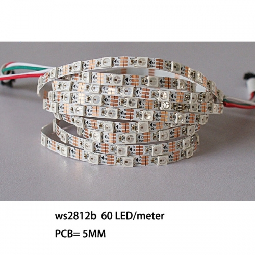 2 meters 60 LED/m 5MM PCB ws2812b pixel LED strip