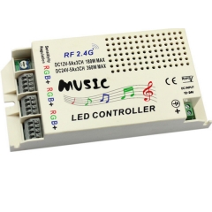 DC12V-24V Wireless RF 2.4G Music Remote Music LED controller