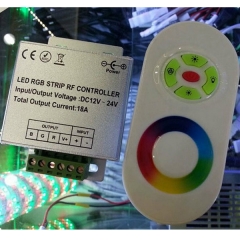 5 Keys Remote RF Touch Panel RGB LED Controller