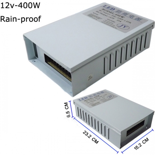 Rain-proof 12v 400w power supply