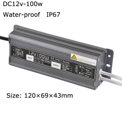 DC12v 100W waterproof IP67 LED Power Supply