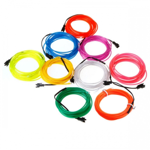 3meter×2.3mm colorful Neon Light EL Wire kit
