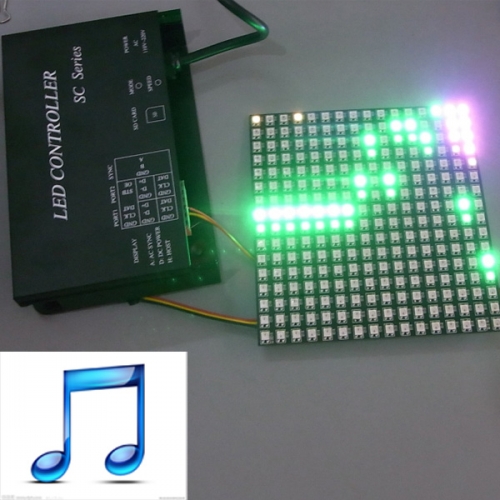 Music interactive SD 2560 pixels LED controller